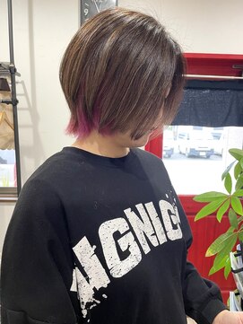 ロッソフィーロ(Rosso Filo) ピンクインナーカラー Instagram【@dai_n29】