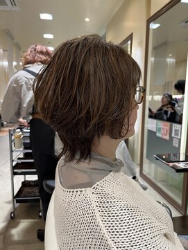 ブランシェ 高蔵寺店(BRANCHE) ☆マッシュウルフ×ハイライトカラー☆【北川】