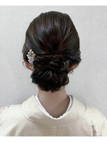 バサラ 大阪梅田店(VASARA)&nbsp;訪問着　ヘアセット　ロング　まとめ髪　大阪