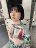 【6月限定】カット+イルミナカラー+TR  13310円→ 透明感カラー/切りっぱ