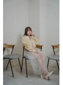 透明感と柔らか外ハネボブ○