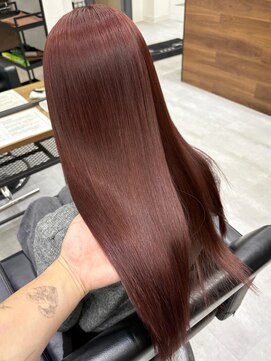 ネクスト 池袋(NEXT) 髪質改善/ツヤカラー/ボルドー/ピンクバイオレット