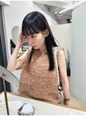 ロングストレートヘア　kaho