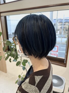 メロウ(mellow) アンブレラカラー×ブルー