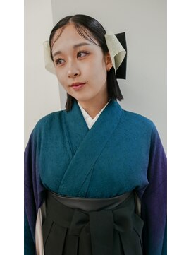 マスタード(MASTARD) 外ハネボブ美髪ワイドバングボブ ヘアアレンジミディアム