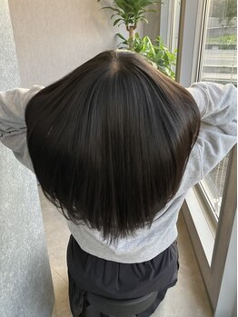 ポラリス(POLARIS)の写真/【みどり市笠懸町/貸切サロン】”髪質改善カラー”と酸性ストレート”の本格ケアをご提案＊美しい艶髪へ。