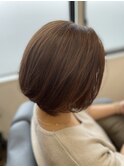ふんわりボブ×白髪染め