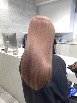 アンダーバーホワイト(_WHITE) ピンクベージュ