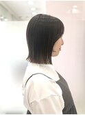 ブルーブラック/ブルージュ/韓国/ブリーチなし暗めカラー