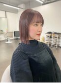 ぷつっとボブ　ボブ　熊本美容室　ruen 右田莉奈