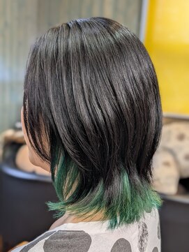 ジョカーレ(giocare) ナチュラルレイヤー×グリーンインナー