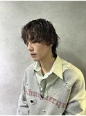 メンズウルフパーマスタイル