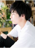 ■アッシュオリーブ束感ショートマッシュ9-2戸頭20代30代40代
