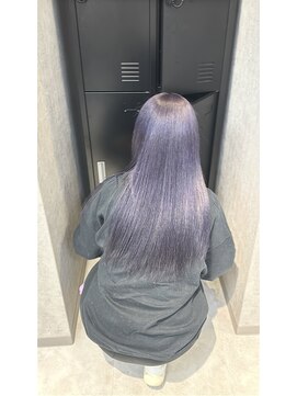 バングス(BANGS) ラベンダー　ブリーチ　ダブルカラー