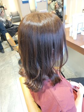 エイクス ヘア デザイン×美髪クリニック 千葉(AQs hair design) ミディアムヘア/暗めカラー/グランマッシュ/千葉駅/千葉中央