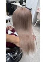 ロンド レア 天神大名店(Lond Le’a) ミディアムヘア/フェイスフレミング /暗めカラー/デザインカラー