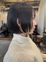 ジル ヘアデザイン ナンバ(JILL Hair Design NAMBA)&nbsp;レイヤーボブ/透明感カラー/ボブ/顔まわりカット/暗髪