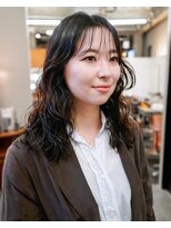 ニール 名古屋 伏見 丸の内(NEELU)&nbsp;人気！コテ巻き風パーマ！