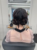 バルベストーキョーサウス(BARBES TOKYO SOUTH)&nbsp;ゆるふわツインお団子ヘア【清板】