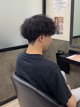 ツイストスパイラル/メンズパーマ/眉毛カット