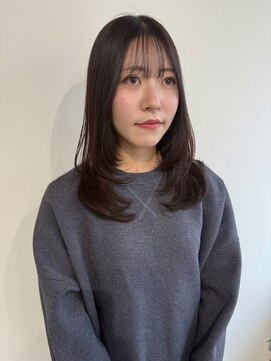 ラヴィズム(LUVISM) 顔周りレイヤー/ダブルカラー/髪質改善/ケアブリーチ万代新潟駅