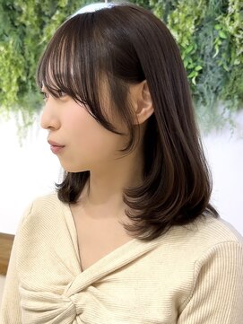 ビューブルー 亀戸錦糸町(VIEW BLUE) ◎小顔前髪顔まわりおくれ毛レイヤーロングミディアム