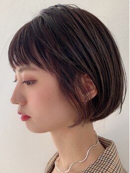 ウェール(ver)の写真/ショートへの挑戦を、理想の形に。扱いやすさを最重視した繊細なカットで、次回の来店まで"綺麗"が続く。