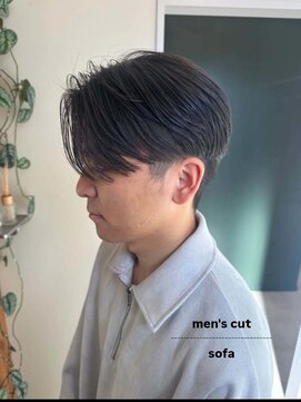 ソファ sofa メンズセンターパート