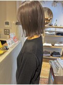 [kichi.] くすみベージュ×結べるロブ