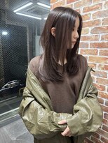 リンク(LinK) レイヤーカット×ブラウン