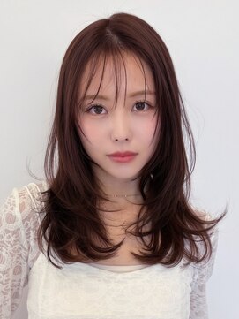 ルージュシー 堀江(RU10C) レイヤーカット/ブリーチなしダブルカラー/モカブラウン