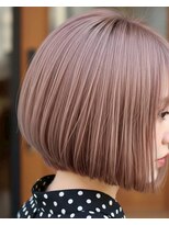 アズグロウヘアー(AS GROW HAIR) 透明感ピンクベージュボブピンクベージュ