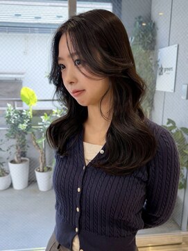 グリーン 町田(green) 【ミディアム】韓国風大人くびれ巻き