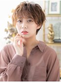 ブリーチなしアンブレラカラーレイヤーショートボブh5志木30代