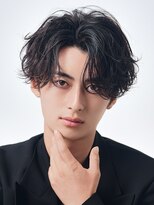 メンズヘアセンス 渋谷(MEN'S HAIR SENSE)&nbsp;ニュアンスパーマ/センターパート/メンズ/眉毛/フェザーパーマ