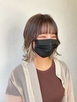 Y’s BLUE le'a【イースブルーレア】&nbsp;ボブ/ブリーチカラー/インナー/ホワイトベージュ