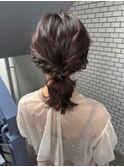ポニーテールアレンジ