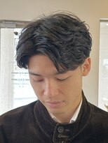 ディッセンバー 伊勢崎(December) メンズ/センターパート/似合わせカット/ニュアンスパーマ