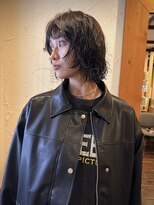 フランジェッタヘアー(Frangetta hair)&nbsp;ボブニュアンスパーマ♪担当川合