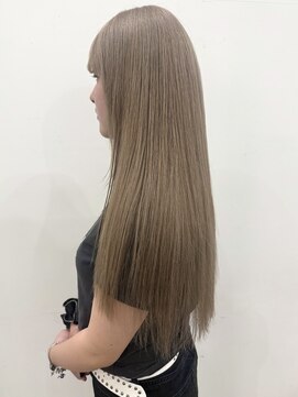 ロックス バイ マグ 松本(rocks BY MAG) 20代30代ハイトーンブリーチカラー透明感ミルクティーグレージュ