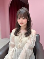 ボタン コロン 表参道 原宿(VOTAN COLON)&nbsp;フェイスレイヤー/韓国ヘア/ミントグレージュ/原宿