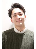 ツーブロック刈り上げラフ無造作オールバックイメチェンリバース