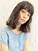 可愛いミディアムパーマ【髪質改善/縮毛矯正/表参道/学割U24】