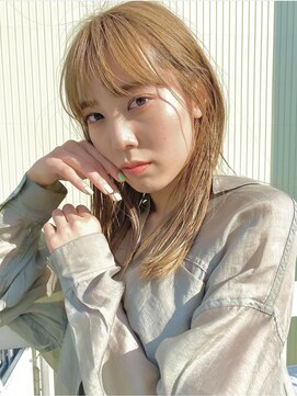 クリアーオブヘアー 池下店(clear OF HAIR) ハイトーンカラー×ストレート