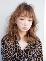 ふわレイヤー_アッシュブラウンネオウルフ外ハネボブ_37017