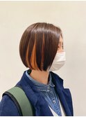 インナーカラーボブ