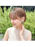  【Chill】イメチェン!！前髪も大人かわいいショートスタイル◎