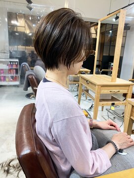 サードバイローラン(THiRD by ROULAND) 【THiRD 浅野】カーキグレージュマッシュショート