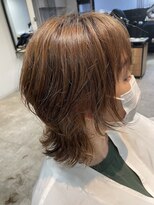 アフィックス ヘア 水天宮前店(affix hair)&nbsp;マッシュウルフ×マロンブラウン