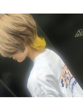 エヌプラス(N+) 黒髪グラデヘアーオリーブグレー小顔に見せるヘアココアベージュ